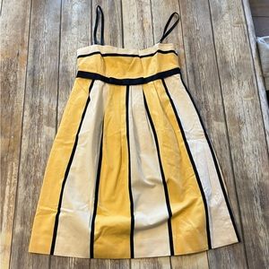 Molly B Dress Size 2 NWT Preppy Made in USA Yellow Blue Ribbon